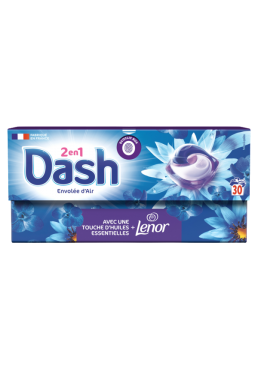 Капсули для прання 2in 1 Dash Envolée D’Air, 30 шт