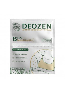 Крем-дезодорант DEOZEN Armpit Deodorant Cream, 2 х 0.4 г