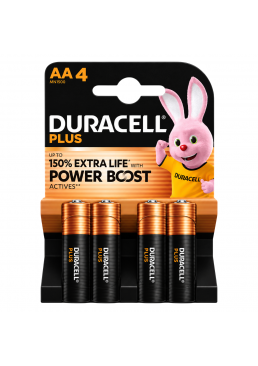 Батарейки Duracell AA4 MN1500, 4 шт