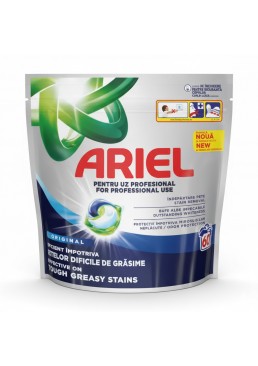 Капсули для прання Ariel Professional Original для всіх типів тканин, 60 шт
