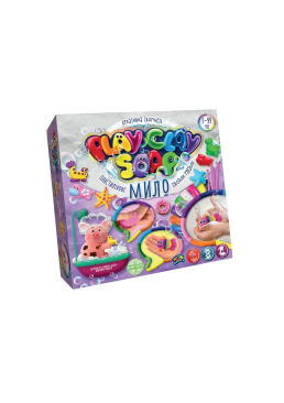 Набір для творчості Danko Toys пластилінове мило PLAY CLAY SOAP, 8 кольорів