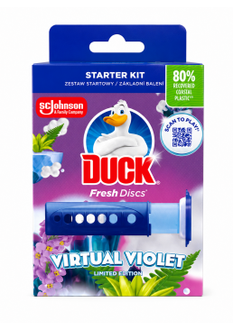 Диски чистоти для туалету Duck Фіалкова фантазія, 36 мл