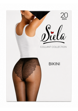 Колготки женские Siela Bikini, 20 DEN, Nero, размер 4
