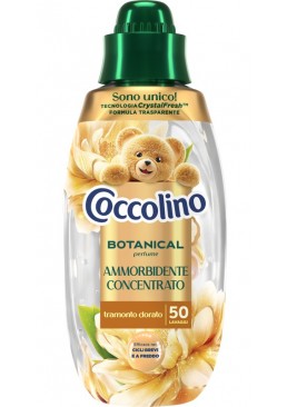 Концентрированный кондиционер для белья Coccolino Tramonto Dorato жасмин, кардамон, ирис и апельсиновые цветы, 750 мл (50 стирок)
