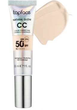 Тональный крем Topface «Natural Glow CC Cream & Concealer» PT472 001, 30 мл