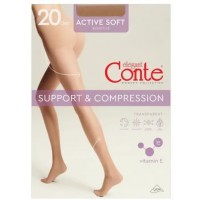 Колготки Conte elegant Active Soft 20 DEN Mocca, 3 розмір -видалити