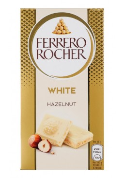 Белый шоколад Ferrero Rocher с лесным орехом, 90 г