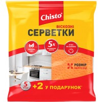 Салфетки вискозные Chisto, 5 + 2 шт