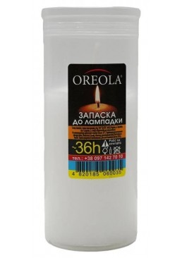 Свеча парафиновая OREOLA, 36 часов
