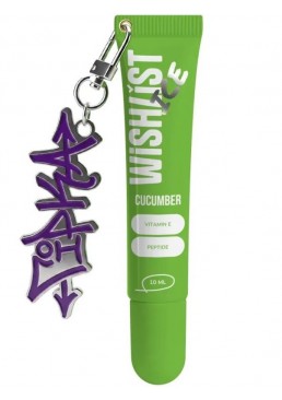 Бальзам-блеск для губ WISHLiST Cucumber Ice + брелок «Горка», 10 мл