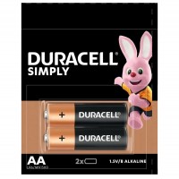 Щелочные батарейки Duracell Original LR6 AA, 2 шт