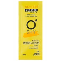 Шампунь для волосся O'shy Professional Argan "Відновлення структури пошкодженого волосся", 15 мл (саше)
