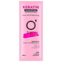 Шампунь для волос O'shy Professional Keratin «Блеск и выпрямление», 15 мл (саше)