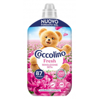Кондиціонер для білизни Coccolino Fresh Sensazione Seta відчуття шовку, 1.827 л (87 прань)