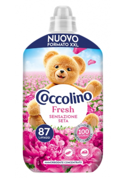 Кондиционер для белья Coccolino Fresh Sensazione Seta ощущение шелка, 1.827 л (87 стирок)