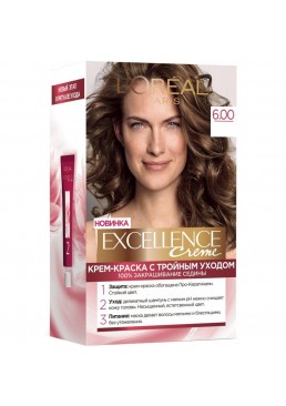 Фарба для волосся L'Oreal Paris Excellence відтінок 6.00 Темно-русявий, 1 шт