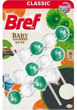 Туалетні блоки Bref Baby Boomers, 3х50 г