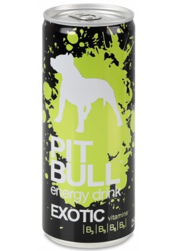 Напій енергетичний Pit Bull Exotic безалкогольний сильногазований, 250 мл
