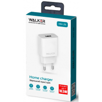 Мережевий зарядний пристрій (адаптер) WALKER WH-26 1USB/2.1A white