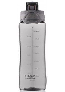 Бутылка для воды ARDESTO Purity пластик, серый AR2280PG, 800мл