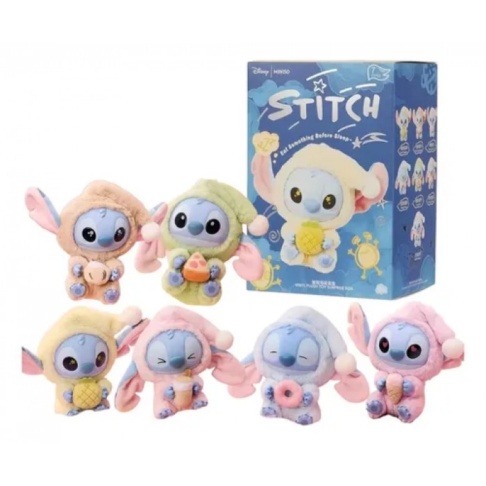 М'яка іграшка-сюрприз MINISO Stitch плюшевий брелок на сумку, 15 см - 