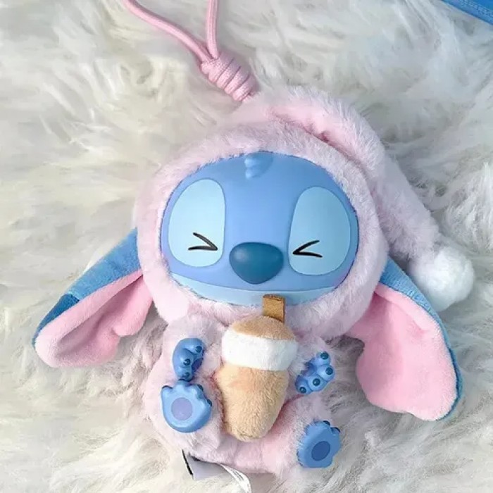 М'яка іграшка-сюрприз MINISO Stitch плюшевий брелок на сумку, 15 см - 