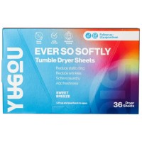 Парфумовані серветки Yugou Sweet Breeze для сушильної машини, 36 шт
