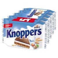 Вафли Knoppers Milch, 5х25 г