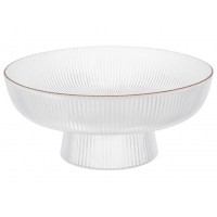Блюдо на ножке Viva Edge Clear для фруктов, 20.5х9 см