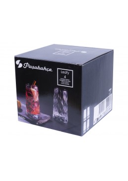 Набір склянок Pasabahce Leafy, 345 мл (4 шт)