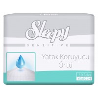 Пеленки гигиенические для взрослых Sleepy Sensitive Underpad, 60x90 см (30 шт)