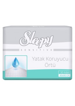Пелюшки гігієнічні для дорослих Sleepy Sensitive Underpad, 60x90 см (30 шт)