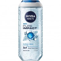 Гель для душа Nivea Men Заряд чистоты, 250 мл 