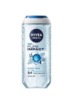 Гель для душа Nivea Men Заряд чистоты, 250 мл 