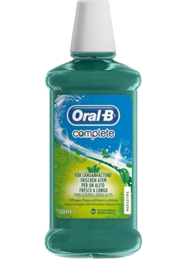 Ополіскувач для ротової порожнини Oral-B Complete свіжа м'ята, 500 мл