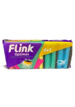 Губка кухонна Flink "Optimax", 5 шт