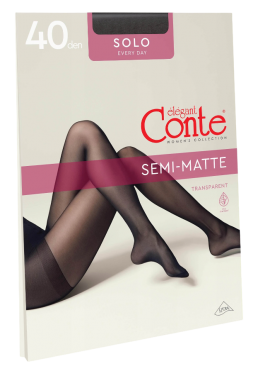 Колготки Conte Solo 40 den Nero, 6 розмір