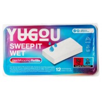 Влажные салфетки запаски для швабры Yugou, 12 шт