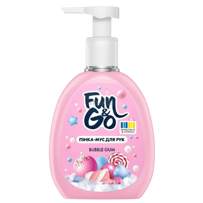 Мило-пінка Fun&Go Bubble Gum, 300 мл - 