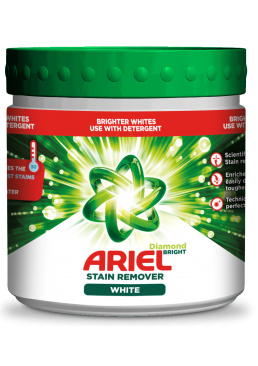 Порошок плямовивідник Ariel White Diamond Bright для білих тканин, 500 г