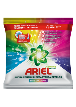 Порошок плямовивідник Ariel Color Diamond Bright для кольорових тканин, 150 г