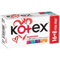 Тампоны Коtex Normal 3 капли, 24 шт