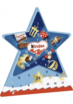 Адвент-календарь Kinder Star, 149 г (24 конфеты)