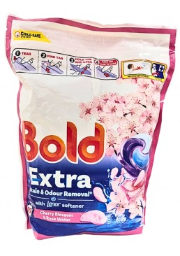 Капсули для прання універсальні Bold Platinum cherry blossom&rose water, 50 шт