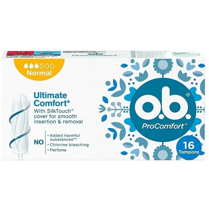Тампони o.b. ProComfort Normal 3 краплі, 16 шт - 