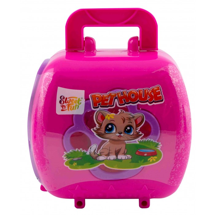 Упаковка драже Sweet'n Fun Pet House с животным и домиком, 5 г - 