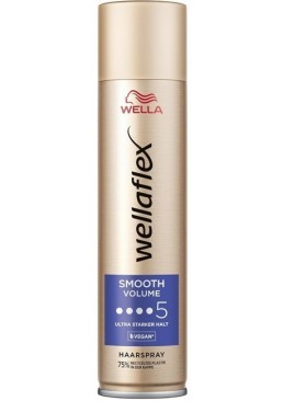Лак для объема волос Wellaflex Smooth Volume 5 Ультрасильной фиксации, 250 мл 