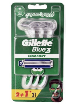 Станки для гоління одноразові Gillette "Blue 3 Comfort", 3 шт