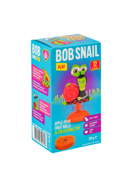 Натуральні цукерки Bob Snail в асортименті з іграшкою, 20 г