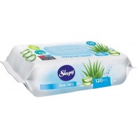 Вологі серветки Sleepy Aloe Vera з клапаном, 120 шт